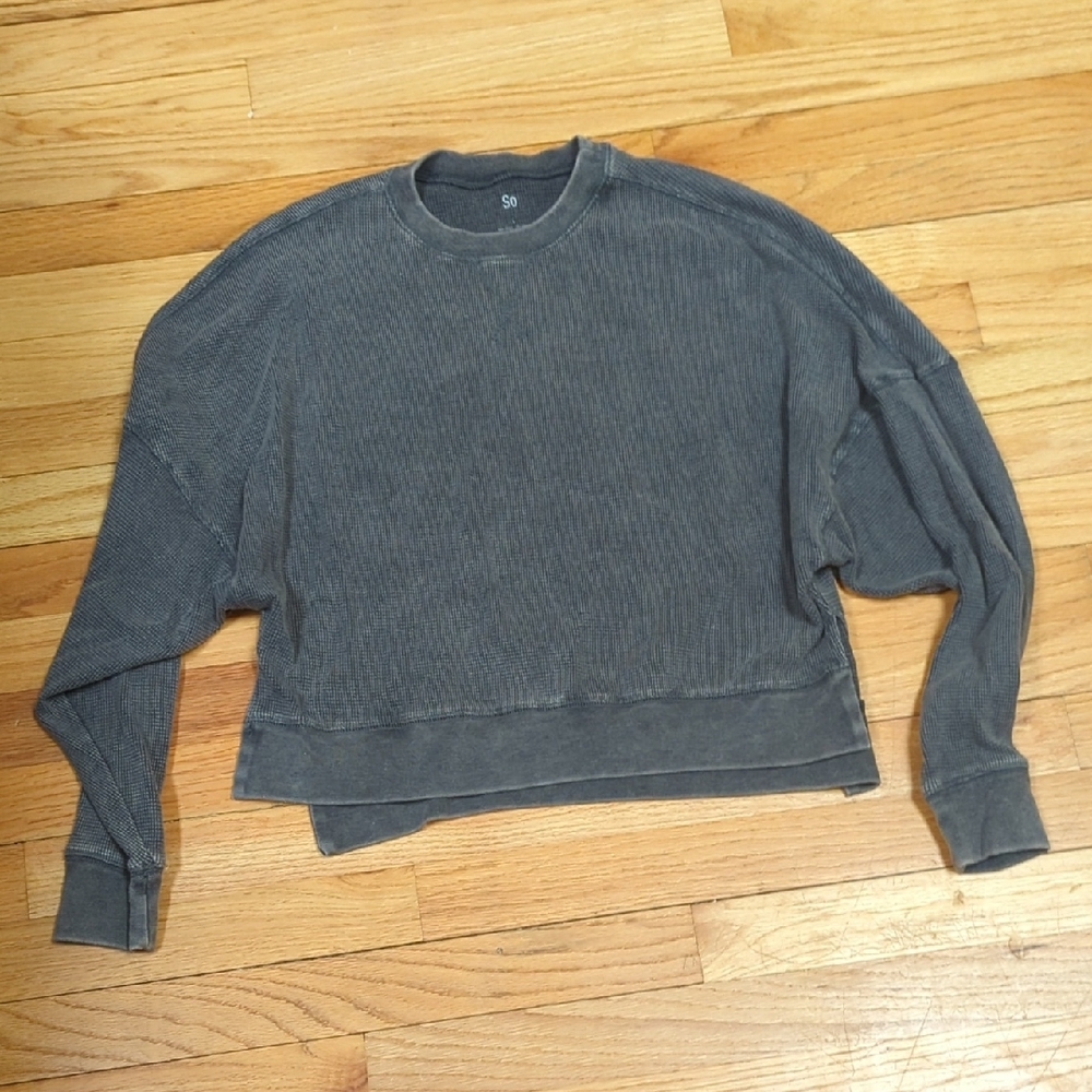 Women's Long Sleeve Waffle Shirt